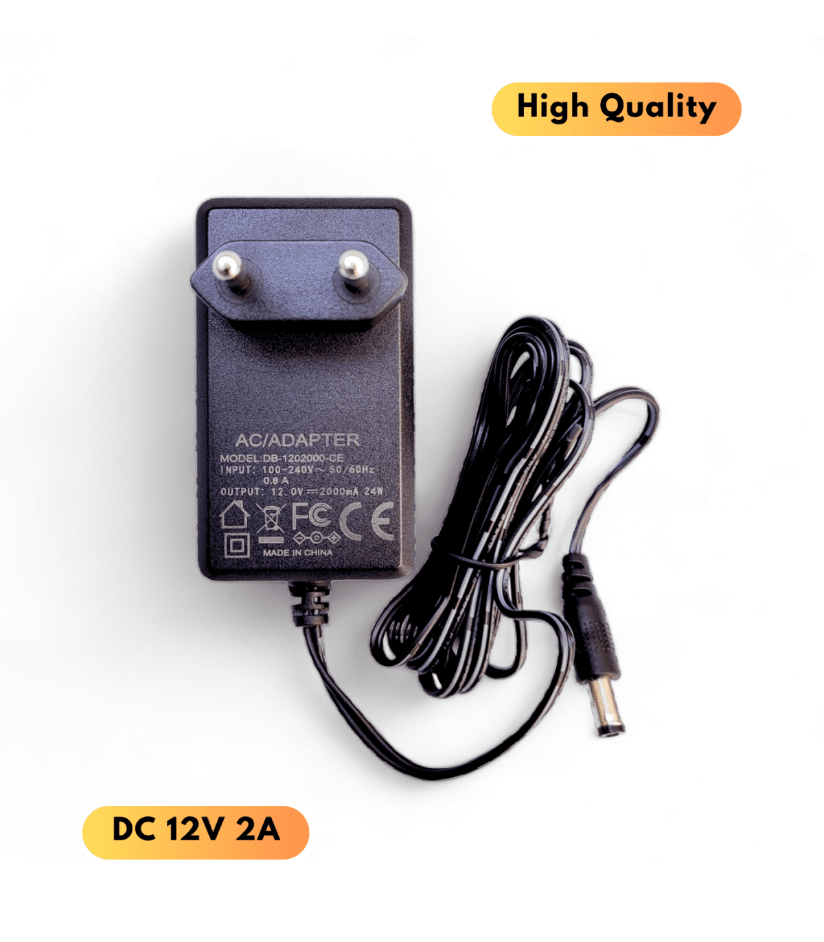 DC 12V 2A High Quality Charging Adapter For Router,ONU, UPS